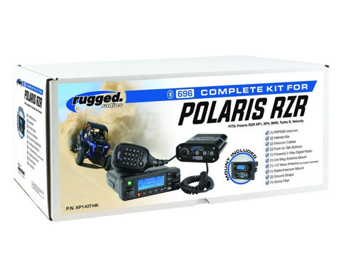 Rugged Radio Polaris RZR Complete UTV Communication Kit